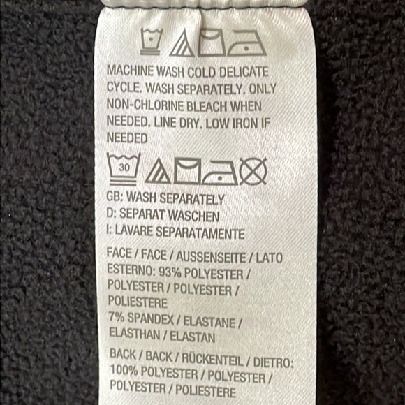 A Isaac Mizrahi Live Women’s Coat Size 1X Full Zipper Removable Hood Black Tan - Picture 12 of 13